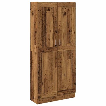vidaXL Ντουλάπι Όψη Παλαιού Ξύλου 82,5x30,5x185cm Επεξεργασμένο Ξύλο 1 τεμ.