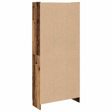vidaXL Ντουλάπι Όψη Παλαιού Ξύλου 82,5x30,5x185cm Επεξεργασμένο Ξύλο 1 τεμ.