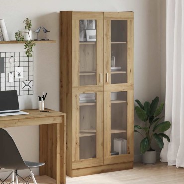 vidaXL Ντουλάπι Τεχνίτης Δρυς 82,5x30,5x185cm από Επεξεργασμένο Ξύλο 1 τεμ.