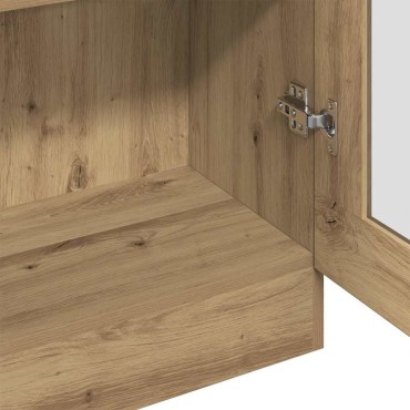 vidaXL Ντουλάπι Τεχνίτης Δρυς 82,5x30,5x185cm από Επεξεργασμένο Ξύλο 1 τεμ.