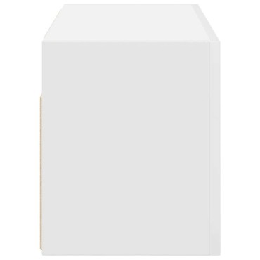 vidaXL Ντουλάπι Μπάνιου Λευκό 60x25x30cm Επεξεργασμένο Ξύλο 1 τεμ.