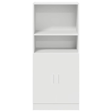 vidaXL Στήλη Κουζίνας Λευκή 57x41,5x131,5cm από Επεξεργασμένο Ξύλο