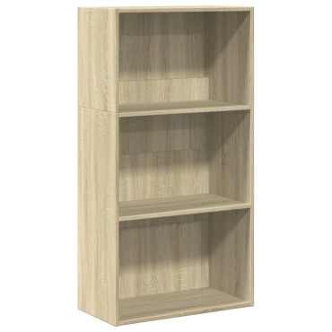 vidaXL Βιβλιοθήκη Sonoma Δρυς 60x30x114cm από Επεξεργασμένο Ξύλο 1 τεμ.