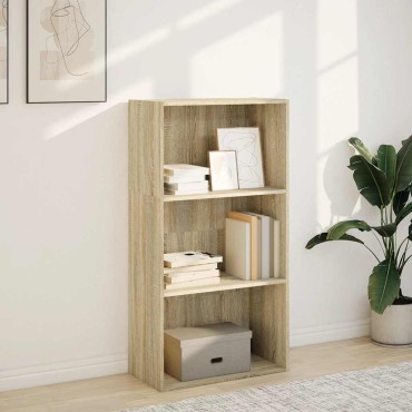vidaXL Βιβλιοθήκη Sonoma Δρυς 60x30x114cm από Επεξεργασμένο Ξύλο 1 τεμ.
