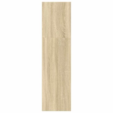 vidaXL Βιβλιοθήκη Sonoma Δρυς 60x30x114cm από Επεξεργασμένο Ξύλο 1 τεμ.