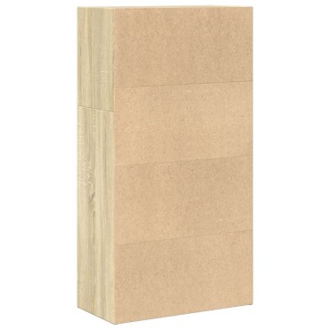 vidaXL Βιβλιοθήκη Sonoma Δρυς 60x30x114cm από Επεξεργασμένο Ξύλο 1 τεμ.