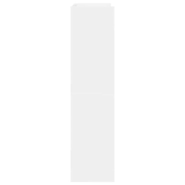 vidaXL Παπουτσοθήκη Λευκή 60x25x100cm από Επεξεργασμένο Ξύλο