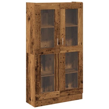 vidaXL Ντουλάπι Όψη Παλαιού Ξύλου 82,5x30,5x150cm Επεξεργασμένο Ξύλο 1 τεμ.