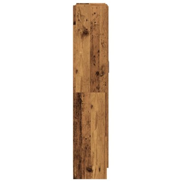 vidaXL Ντουλάπι Όψη Παλαιού Ξύλου 82,5x30,5x150cm Επεξεργασμένο Ξύλο 1 τεμ.
