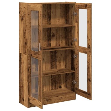 vidaXL Ντουλάπι Όψη Παλαιού Ξύλου 82,5x30,5x150cm Επεξεργασμένο Ξύλο 1 τεμ.