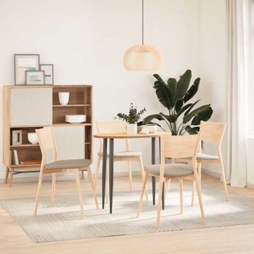 vidaXL Επιτραπέζια επιφάνεια 80x40x2cm μασίφ ξύλο δρυς οβάλ
