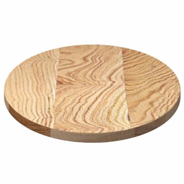vidaXL Επιτραπέζια επιφάνεια 80x40x2cm μασίφ ξύλο δρυς οβάλ