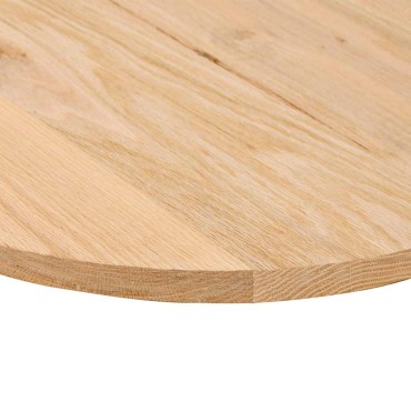 vidaXL Επιτραπέζια επιφάνεια 80x40x2cm μασίφ ξύλο δρυς οβάλ