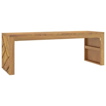 vidaXL Τραπεζάκι Σαλονιού 110x35x38cm από Μασίφ Ξύλο Teak 1 τεμ.