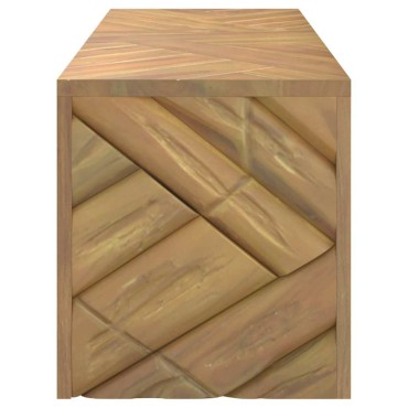 vidaXL Τραπεζάκι Σαλονιού 110x35x38cm από Μασίφ Ξύλο Teak 1 τεμ.