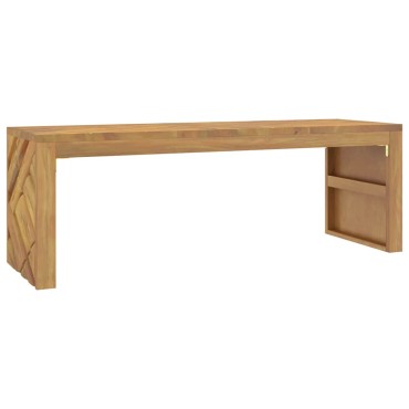 vidaXL Τραπεζάκι Σαλονιού 110x35x38cm από Μασίφ Ξύλο Teak 1 τεμ.
