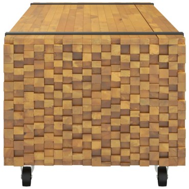 vidaXL Τραπεζάκι Σαλονιού 110x45x35cm από Μασίφ Ξύλο Teak 1 τεμ.