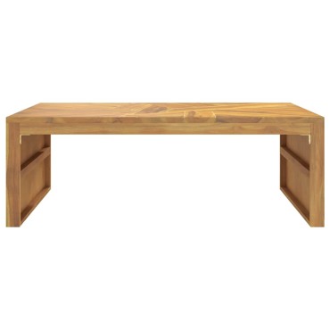 vidaXL Τραπεζάκι Σαλονιού 110x60x38cm από Μασίφ Ξύλο Teak 1 τεμ.