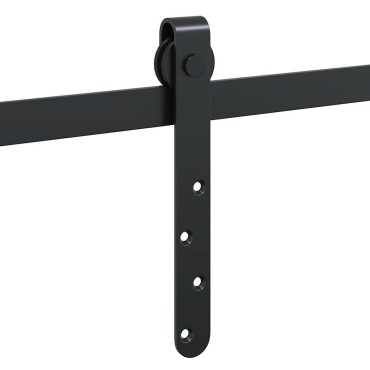 vidaXL Κιτ συρόμενης ντουλάπας 152 cm Ανθρακούχο ατσάλι