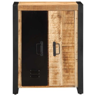 vidaXL Μπουφές 55x35x70cm από Μασίφ Ακατέργαστο Ξύλο Μάνγκο 1 τεμ.
