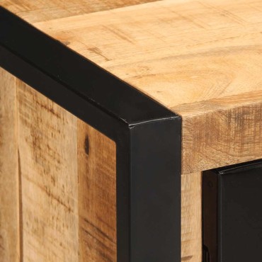 vidaXL Μπουφές 55x35x70cm από Μασίφ Ακατέργαστο Ξύλο Μάνγκο 1 τεμ.