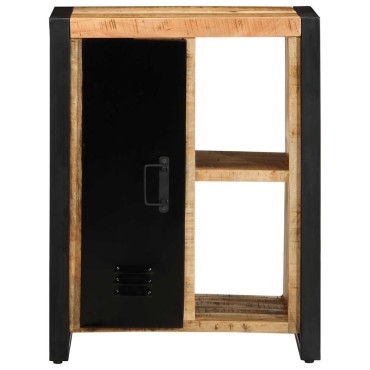 vidaXL Μπουφές 55x35x70cm από Μασίφ Ακατέργαστο Ξύλο Μάνγκο 1 τεμ.