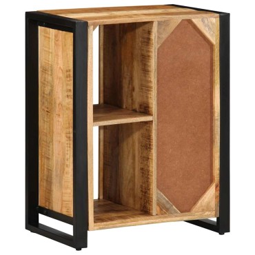vidaXL Μπουφές 55x35x70cm από Μασίφ Ακατέργαστο Ξύλο Μάνγκο 1 τεμ.