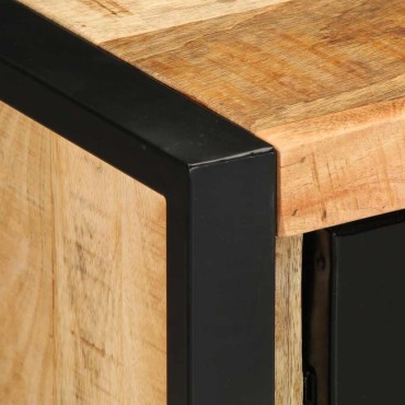 vidaXL Μπουφές 55x35x70cm από Μασίφ Ακατέργαστο Ξύλο Μάνγκο 1 τεμ.
