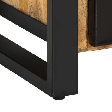 vidaXL Μπουφές 55x35x70cm από Μασίφ Ακατέργαστο Ξύλο Μάνγκο 1 τεμ.