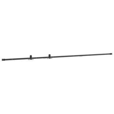 vidaXL Κιτ συρόμενης πόρτας γραφείου 244 cm από ανθρακούχο χάλυβα