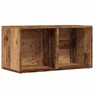 vidaXL LP Κουτί Αποθήκευσης Όψη Παλαιού Ξύλου 69,5x34x36cm Επεξ.Ξύλο