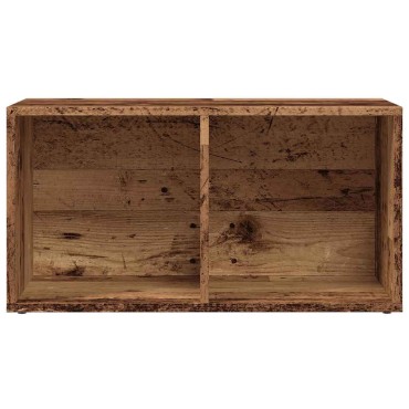 vidaXL LP Κουτί Αποθήκευσης Όψη Παλαιού Ξύλου 69,5x34x36cm Επεξ.Ξύλο
