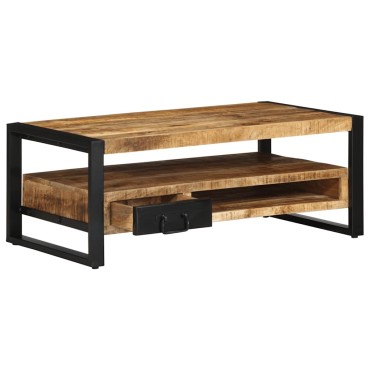 vidaXL Τραπεζάκι Σαλονιού 90x50x36cm από Μασίφ Ξύλο Μάνγκο 1 τεμ.