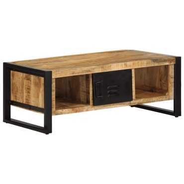 vidaXL Τραπεζάκι Σαλονιού 90x50x36cm από Μασίφ Ξύλο Μάνγκο 1 τεμ.