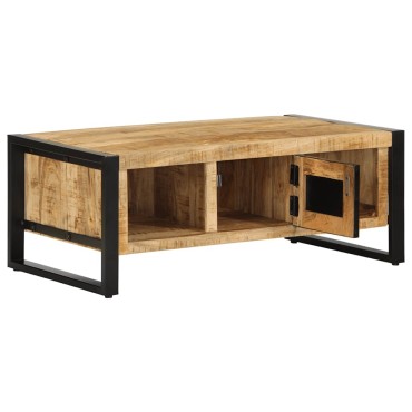 vidaXL Τραπεζάκι Σαλονιού 90x50x36cm από Μασίφ Ξύλο Μάνγκο 1 τεμ.