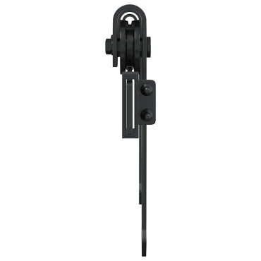 vidaXL Κιτ συρόμενης ντουλάπας 152 cm Ανθρακούχο ατσάλι