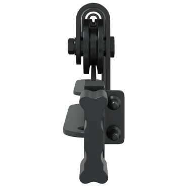 vidaXL Κιτ συρόμενης ντουλάπας 152 cm Ανθρακούχο ατσάλι
