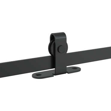 vidaXL Κιτ συρόμενης ντουλάπας 152 cm Ανθρακούχο ατσάλι