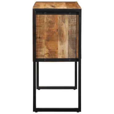 vidaXL Ντουλάπι κονσόλας 90x35x75cm Μασίφ ακατέργαστο ξύλο Μάνγκο 1 τεμ.