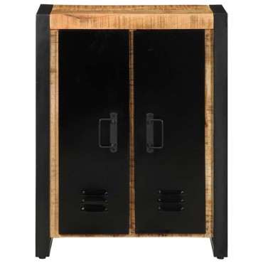 vidaXL Μπουφές 55x35x70cm από Μασίφ Ακατέργαστο Ξύλο Μάνγκο 1 τεμ.