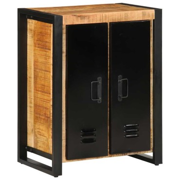 vidaXL Μπουφές 55x35x70cm από Μασίφ Ακατέργαστο Ξύλο Μάνγκο 1 τεμ.