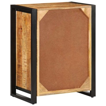 vidaXL Μπουφές 55x35x70cm από Μασίφ Ακατέργαστο Ξύλο Μάνγκο 1 τεμ.