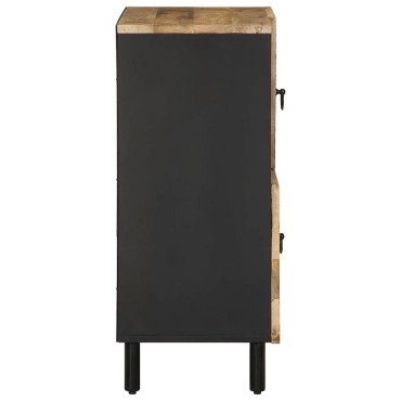 vidaXL Μπουφές 80x33,5x75cm από Μασίφ Ακατέργαστο Ξύλο Μάνγκο