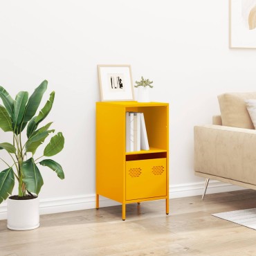 vidaXL Ντουλάπι Μουσταρδί 35x39x73,5cm από Χάλυβα Ψυχρής Έλασης 1 τεμ.