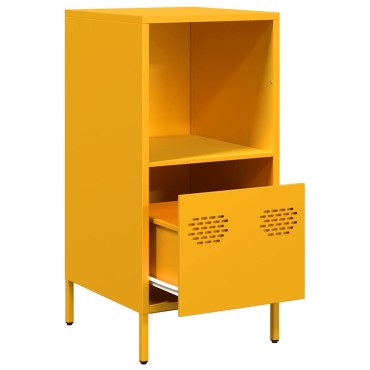vidaXL Ντουλάπι Μουσταρδί 35x39x73,5cm από Χάλυβα Ψυχρής Έλασης 1 τεμ.