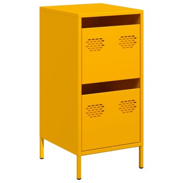 vidaXL Ντουλάπι Μουσταρδί 35x39x73,5cm από Χάλυβα Ψυχρής Έλασης 1 τεμ.