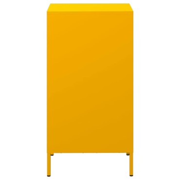 vidaXL Ντουλάπι Μουσταρδί 35x39x73,5cm από Χάλυβα Ψυχρής Έλασης 1 τεμ.