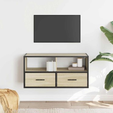 vidaXL Έπιπλο Τηλεόρασης Sonoma Δρυς 80x31x39,5cm Επεξ. Ξύλο