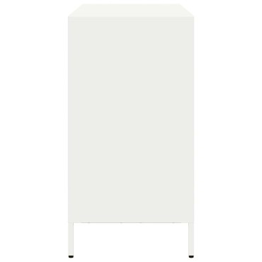 vidaXL Σκευοθήκη Λευκό 101,5x39x73,5cm Ατσάλι ψυχρής έλασης 1 τεμ.