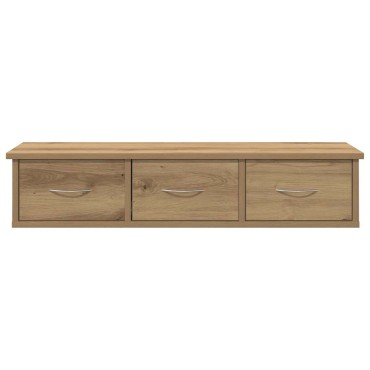 vidaXL Ντουλάπι Τοίχου Αρτισιανή Δρυς 88x26x18,5cm Επεξεργασμένο Ξύλο 1 τεμ.